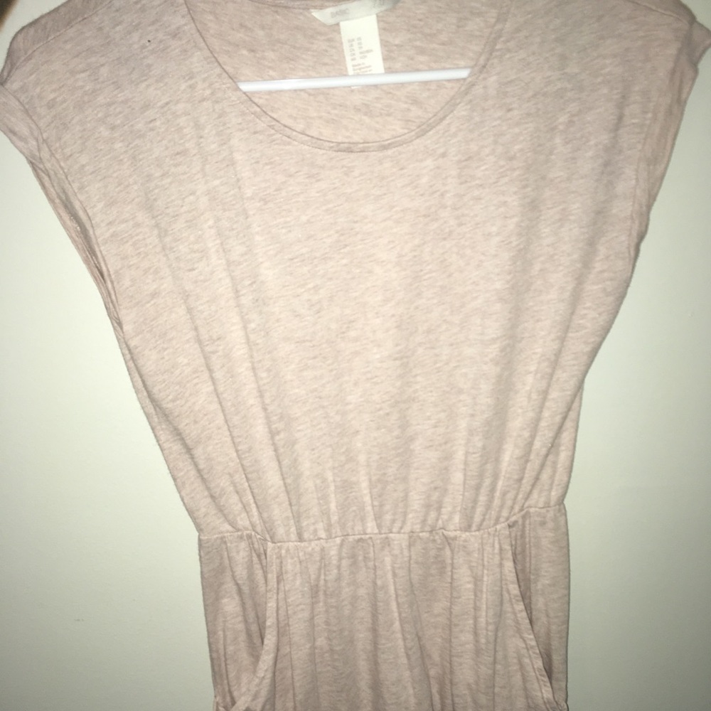 h&m pink dress